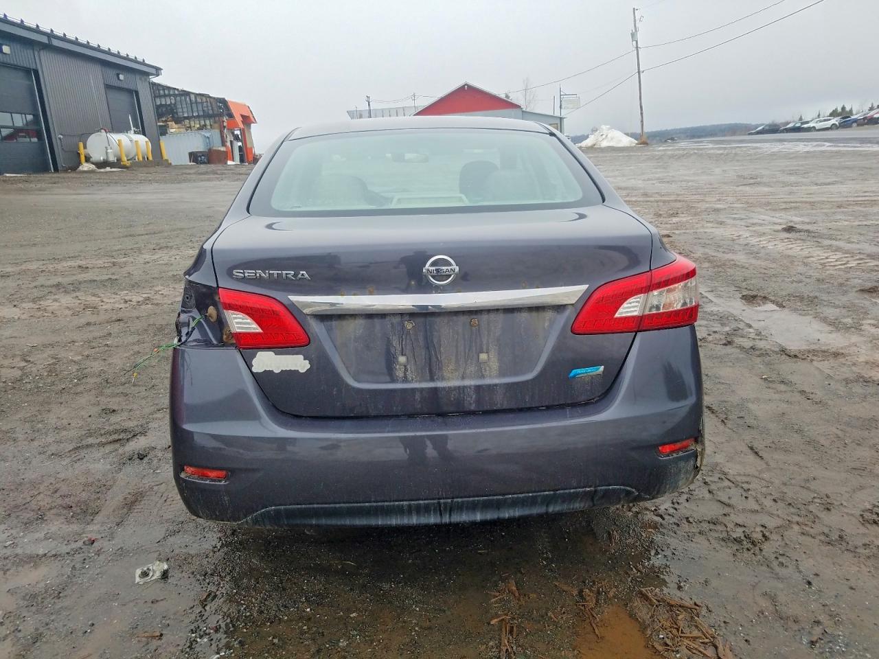 2014 Nissan Sentra S Gray vin: 3N1AB7AP6EL624868