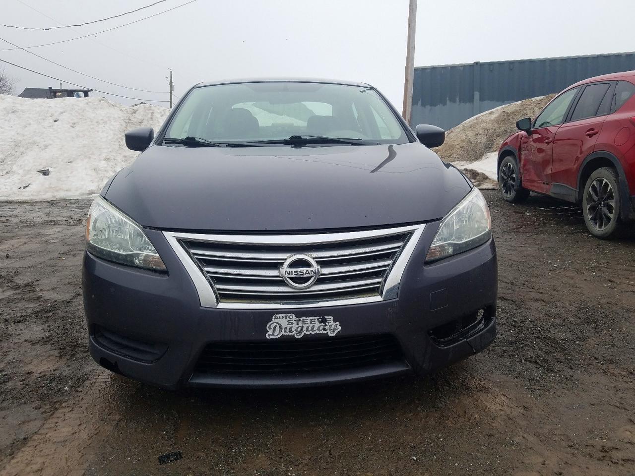2014 Nissan Sentra S Gray vin: 3N1AB7AP6EL624868