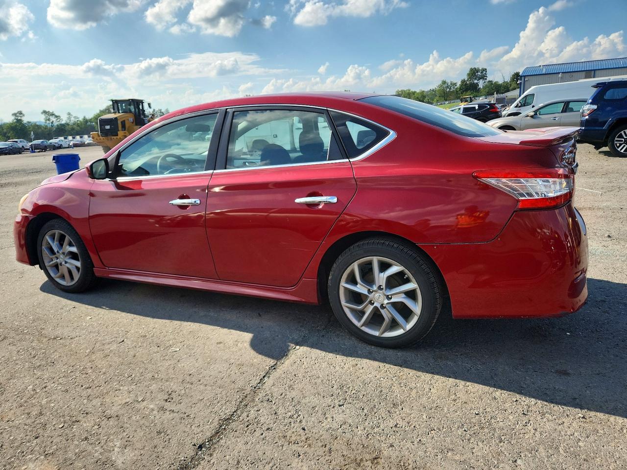 2014 Nissan Sentra Sr Maroon vin: 3N1AB7AP6EL638012
