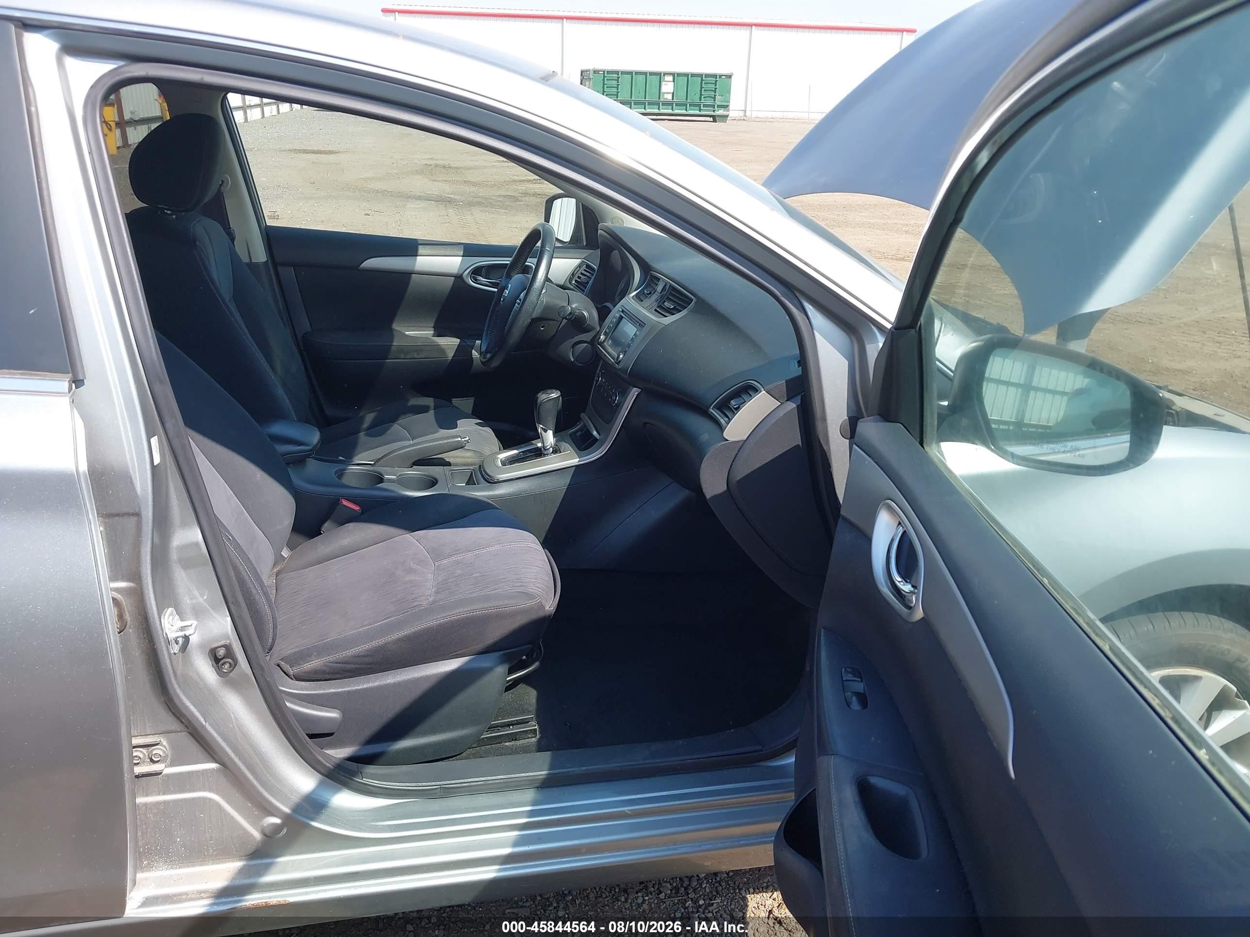2014 Nissan Sentra Sv Silver vin: 3N1AB7AP6EL642299