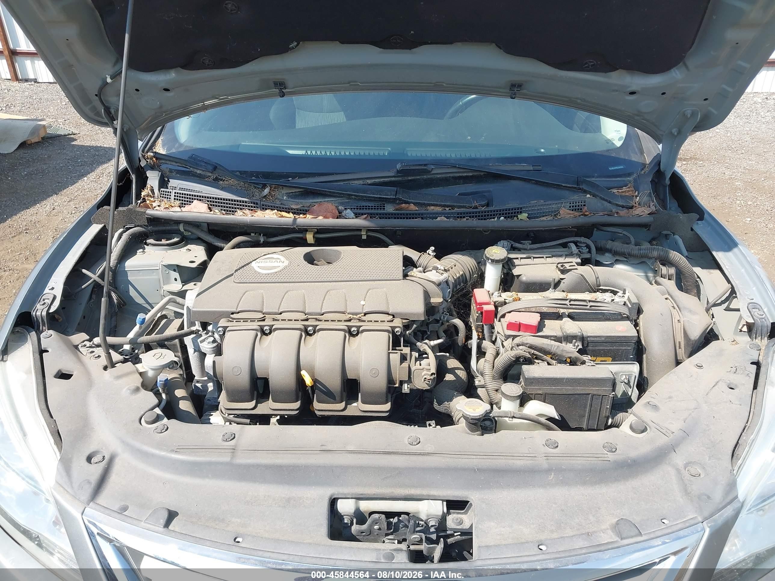 2014 Nissan Sentra Sv Silver vin: 3N1AB7AP6EL642299