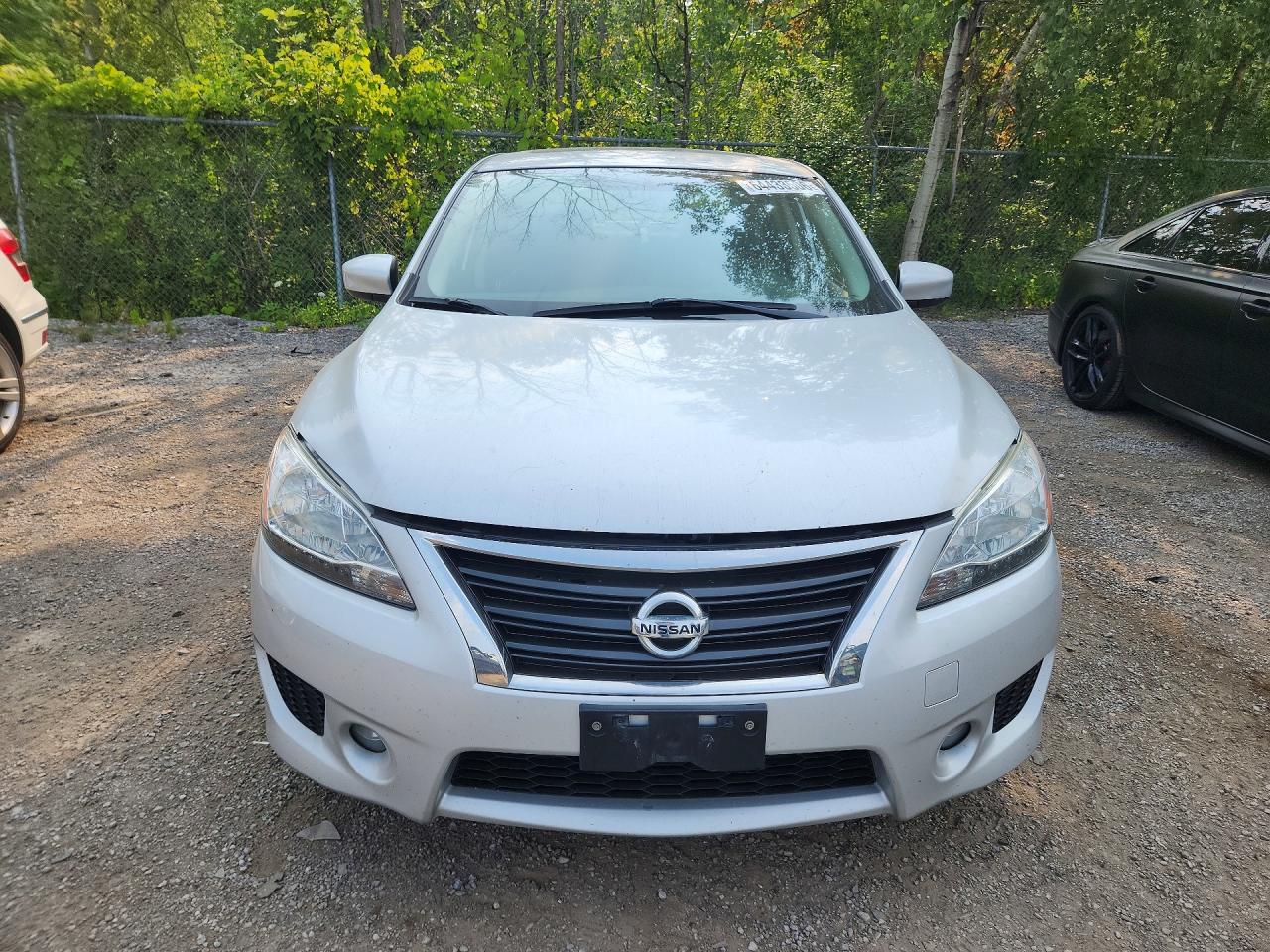 2014 Nissan Sentra S Silver vin: 3N1AB7AP6EL642335