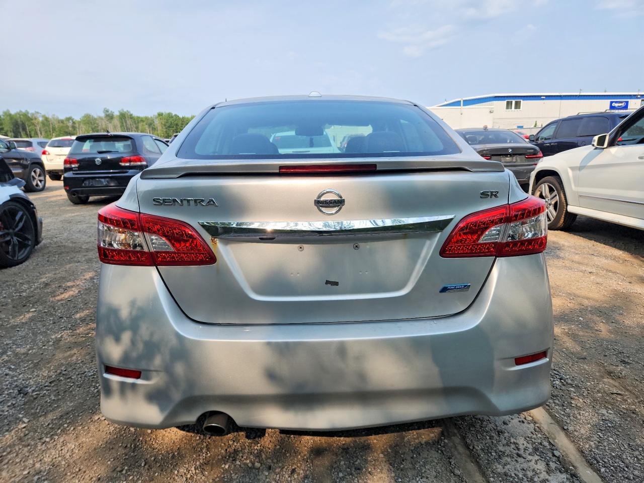 2014 Nissan Sentra S Silver vin: 3N1AB7AP6EL642335