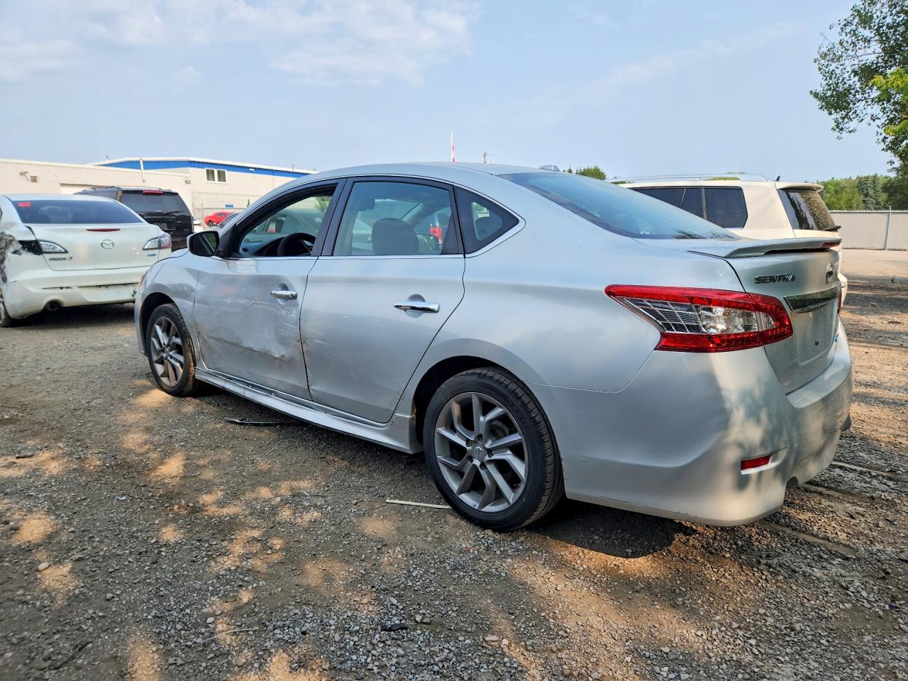 2014 Nissan Sentra S Silver vin: 3N1AB7AP6EL642335