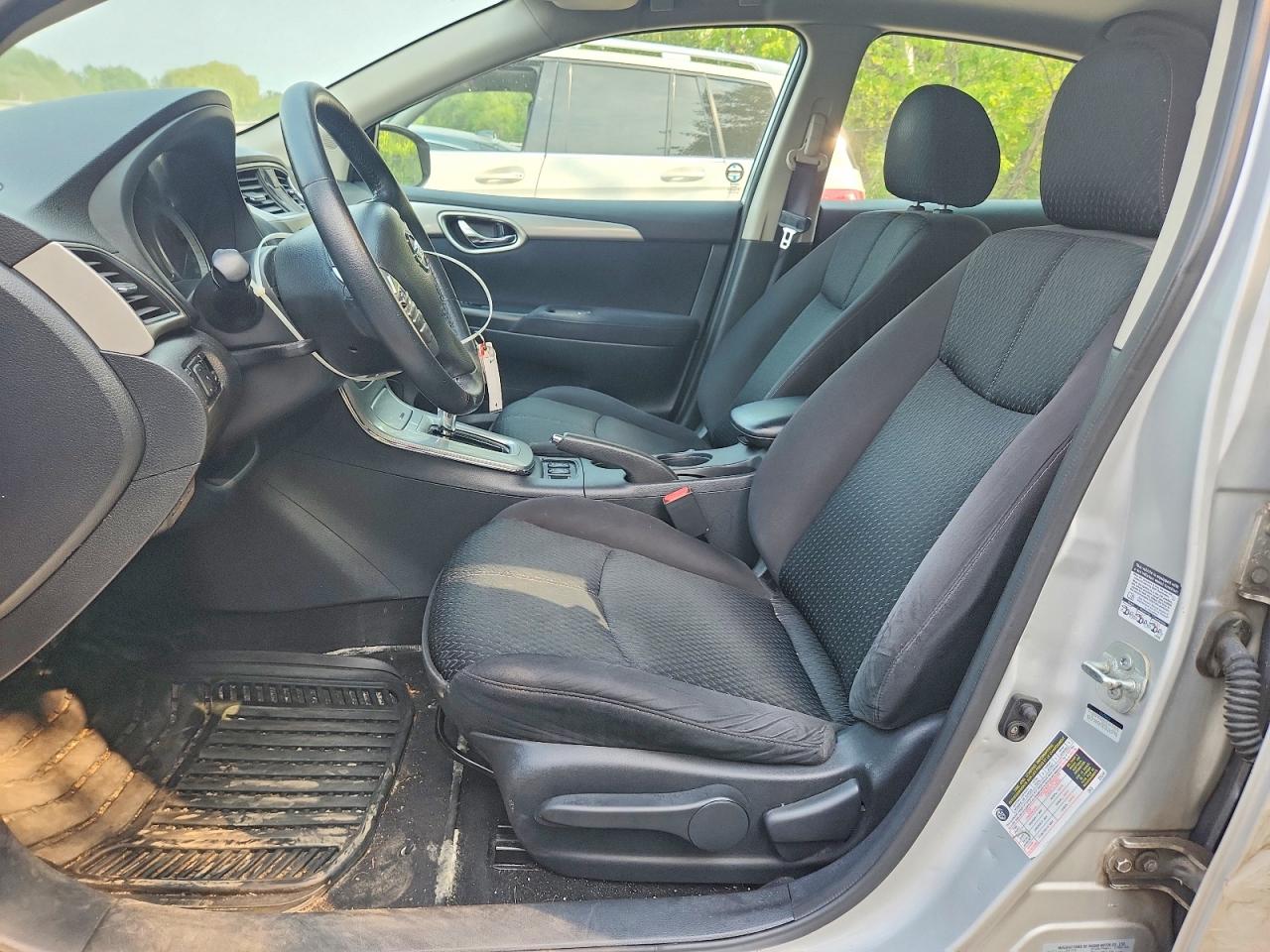 2014 Nissan Sentra S Silver vin: 3N1AB7AP6EL642335
