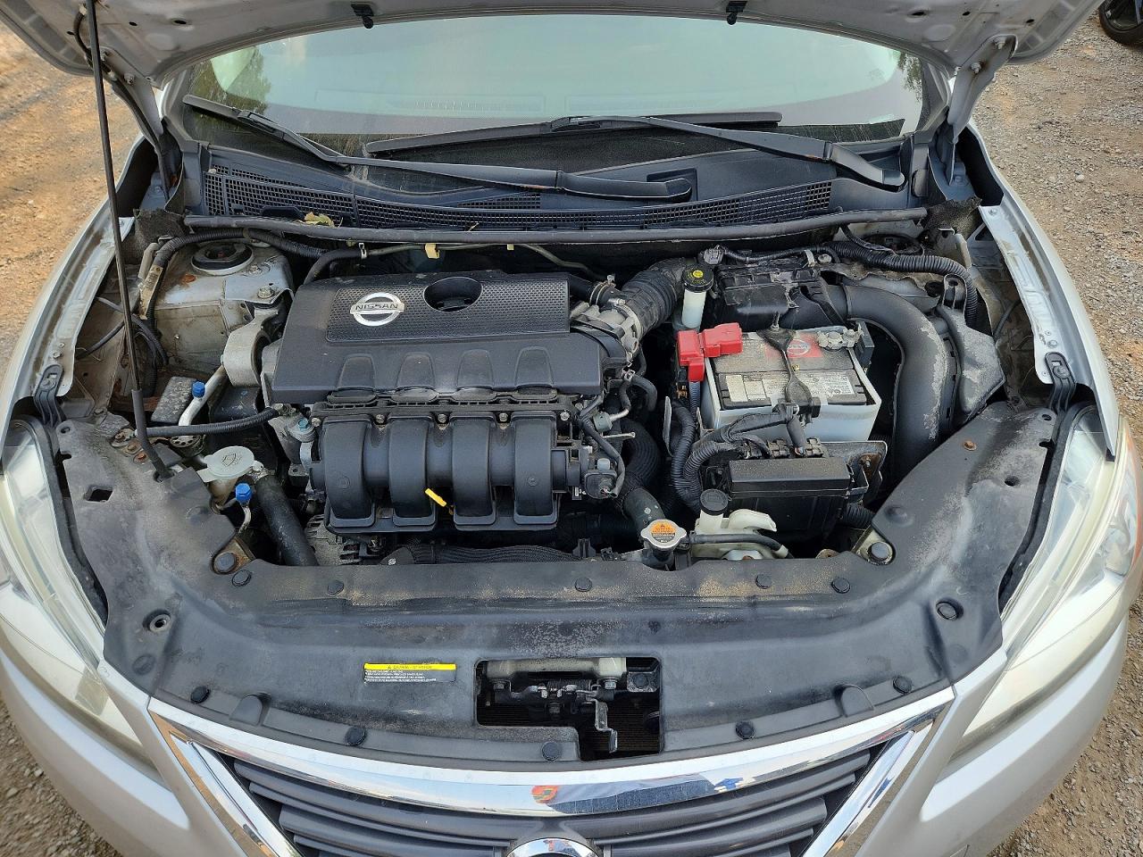 2014 Nissan Sentra S Silver vin: 3N1AB7AP6EL642335