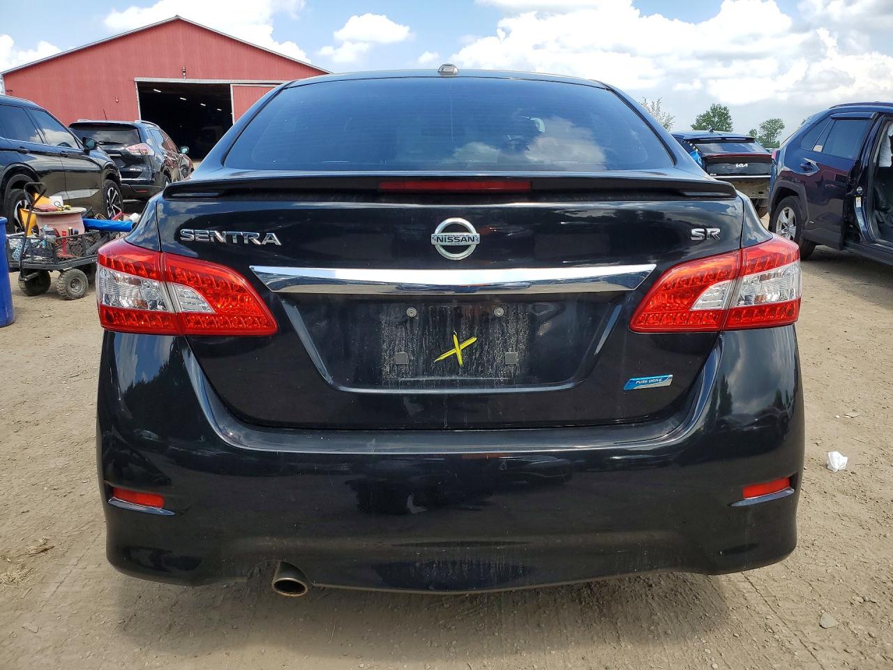 2014 Nissan Sentra Black vin: 3N1AB7AP6EL660687
