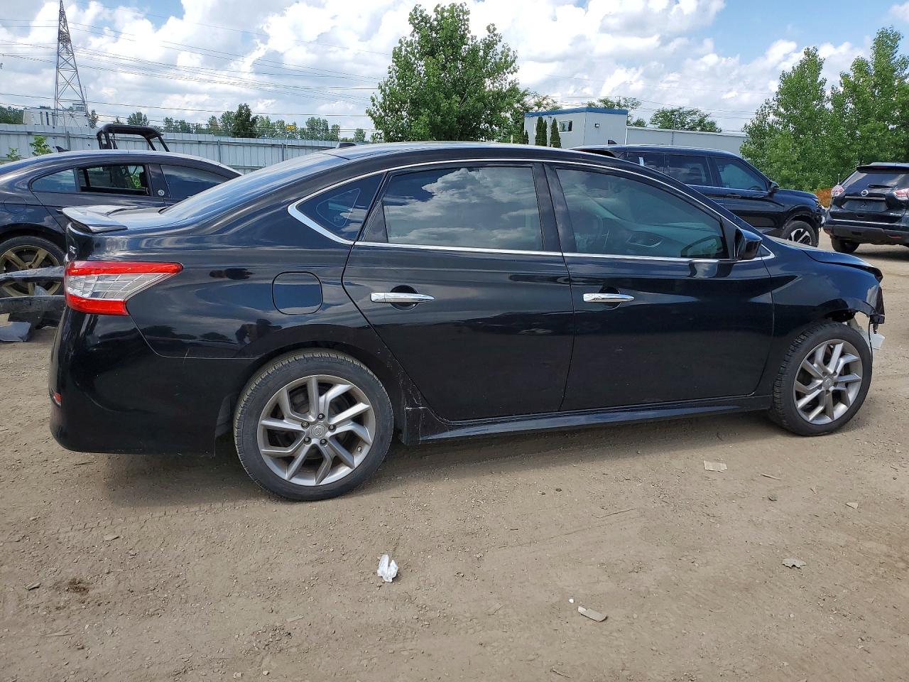 2014 Nissan Sentra Black vin: 3N1AB7AP6EL660687