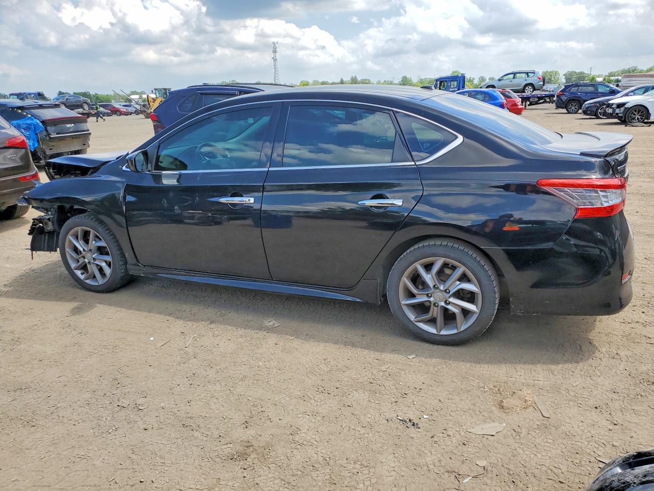 2014 Nissan Sentra Black vin: 3N1AB7AP6EL660687