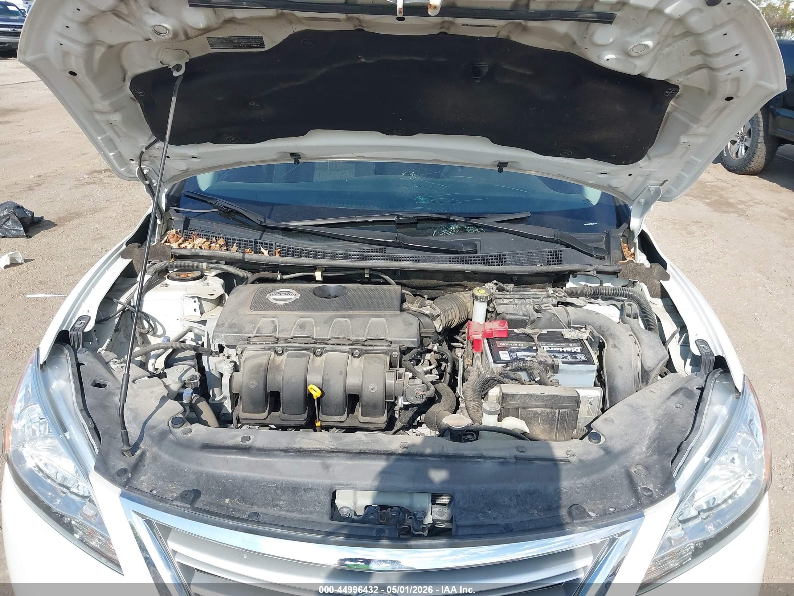2014 Nissan Sentra Sv Белый vin: 3N1AB7AP6EL663508
