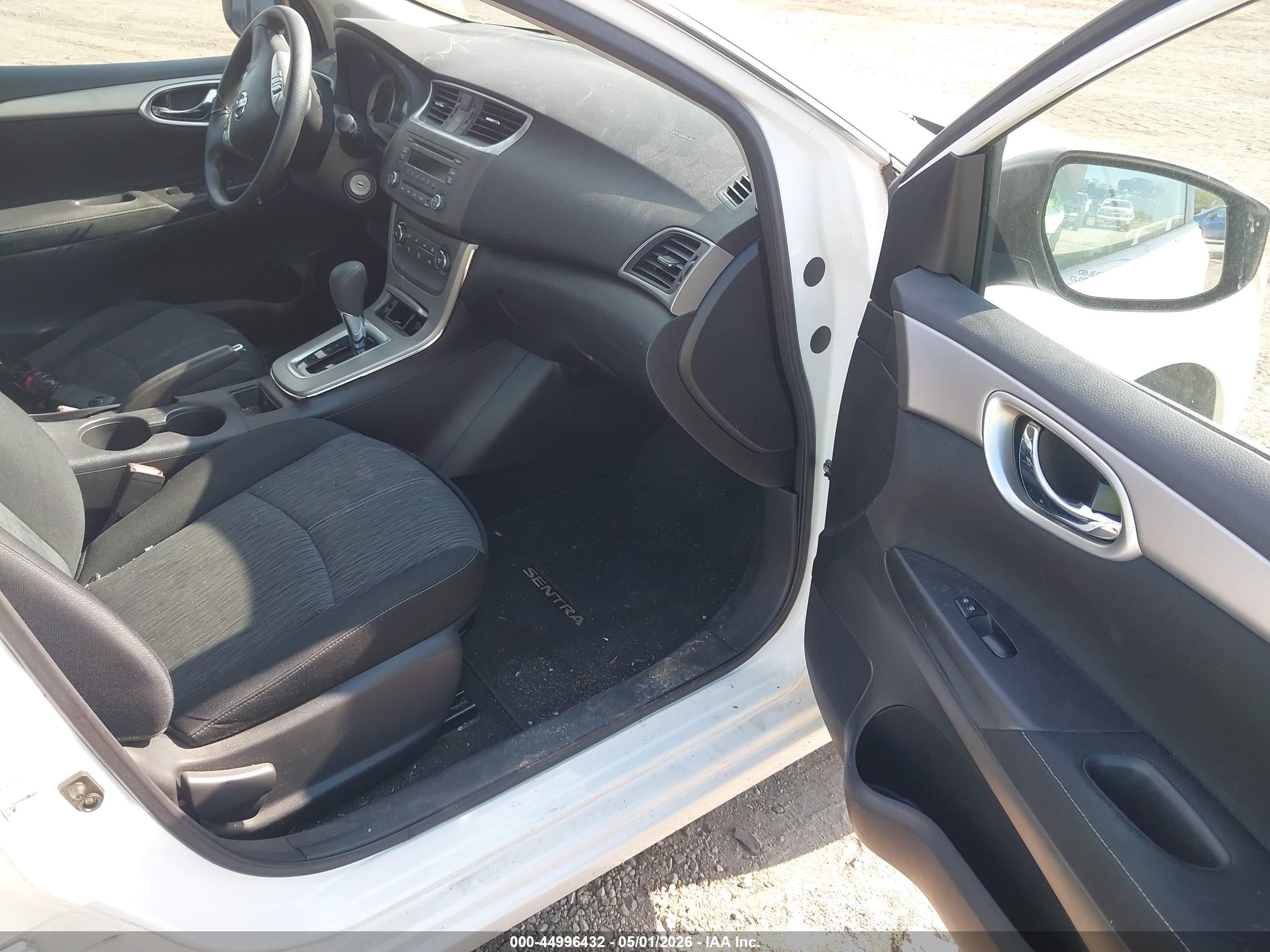 2014 Nissan Sentra Sv Белый vin: 3N1AB7AP6EL663508