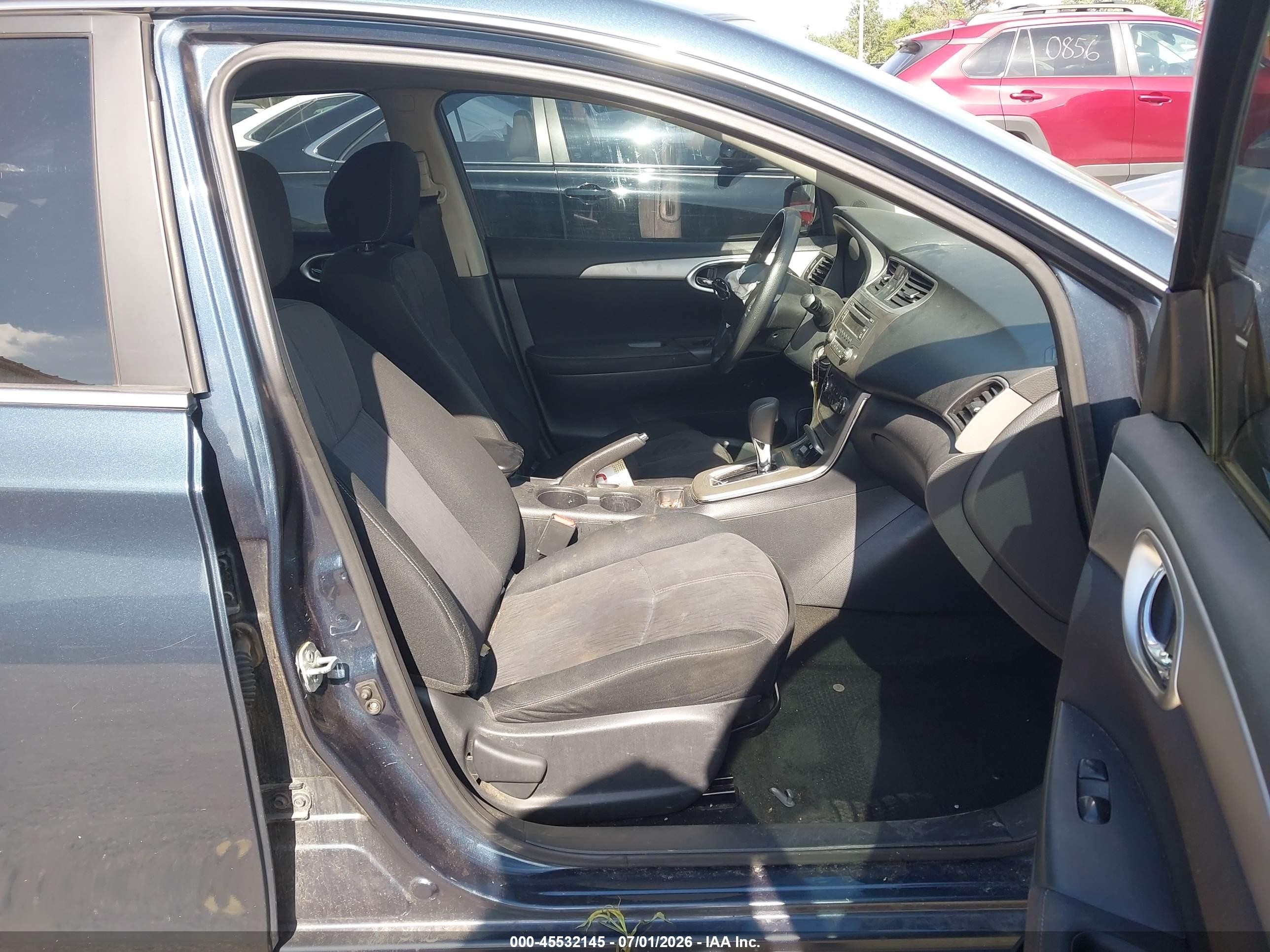 2014 Nissan Sentra Sv Gray vin: 3N1AB7AP6EL669079