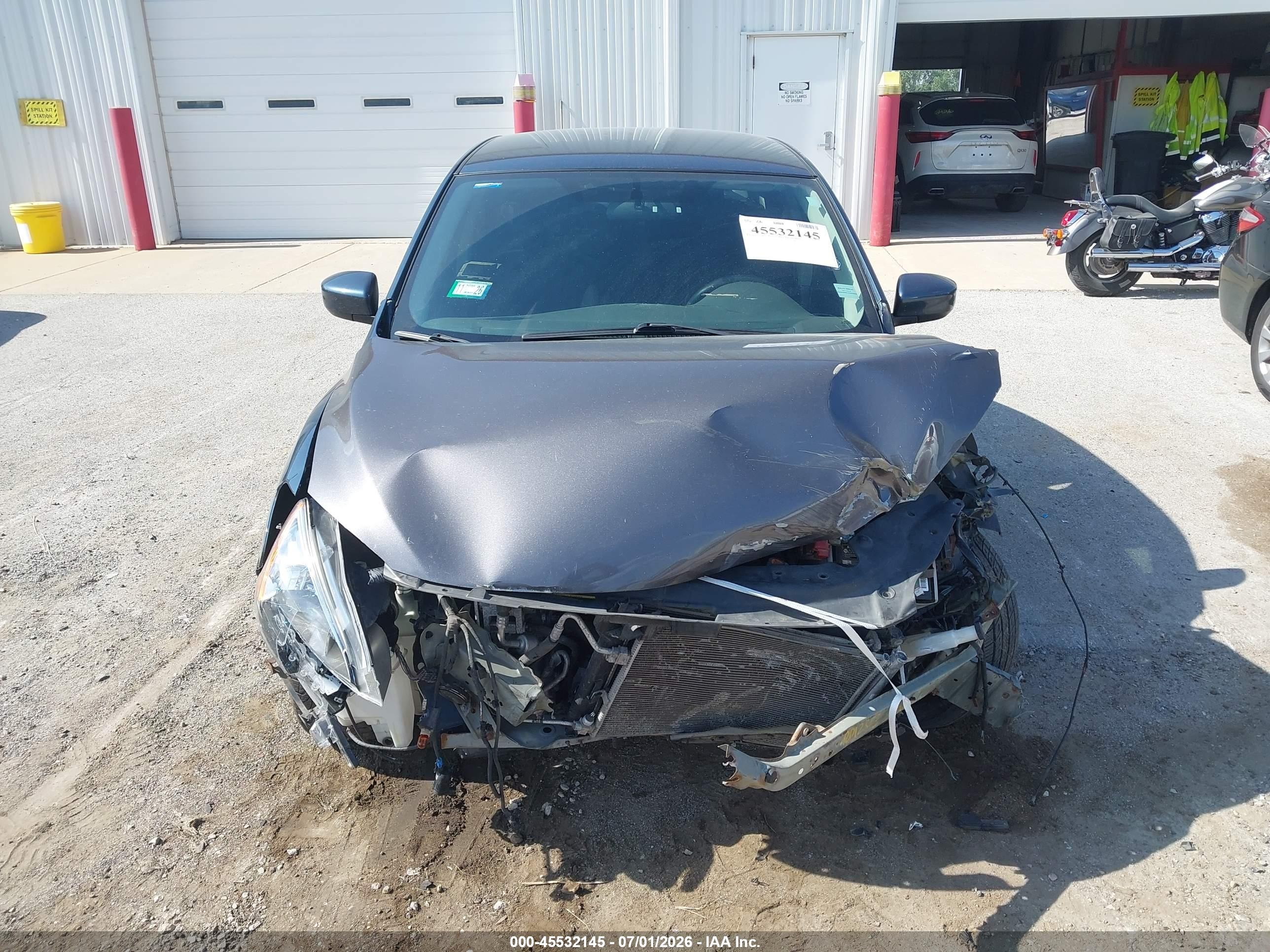 2014 Nissan Sentra Sv Gray vin: 3N1AB7AP6EL669079