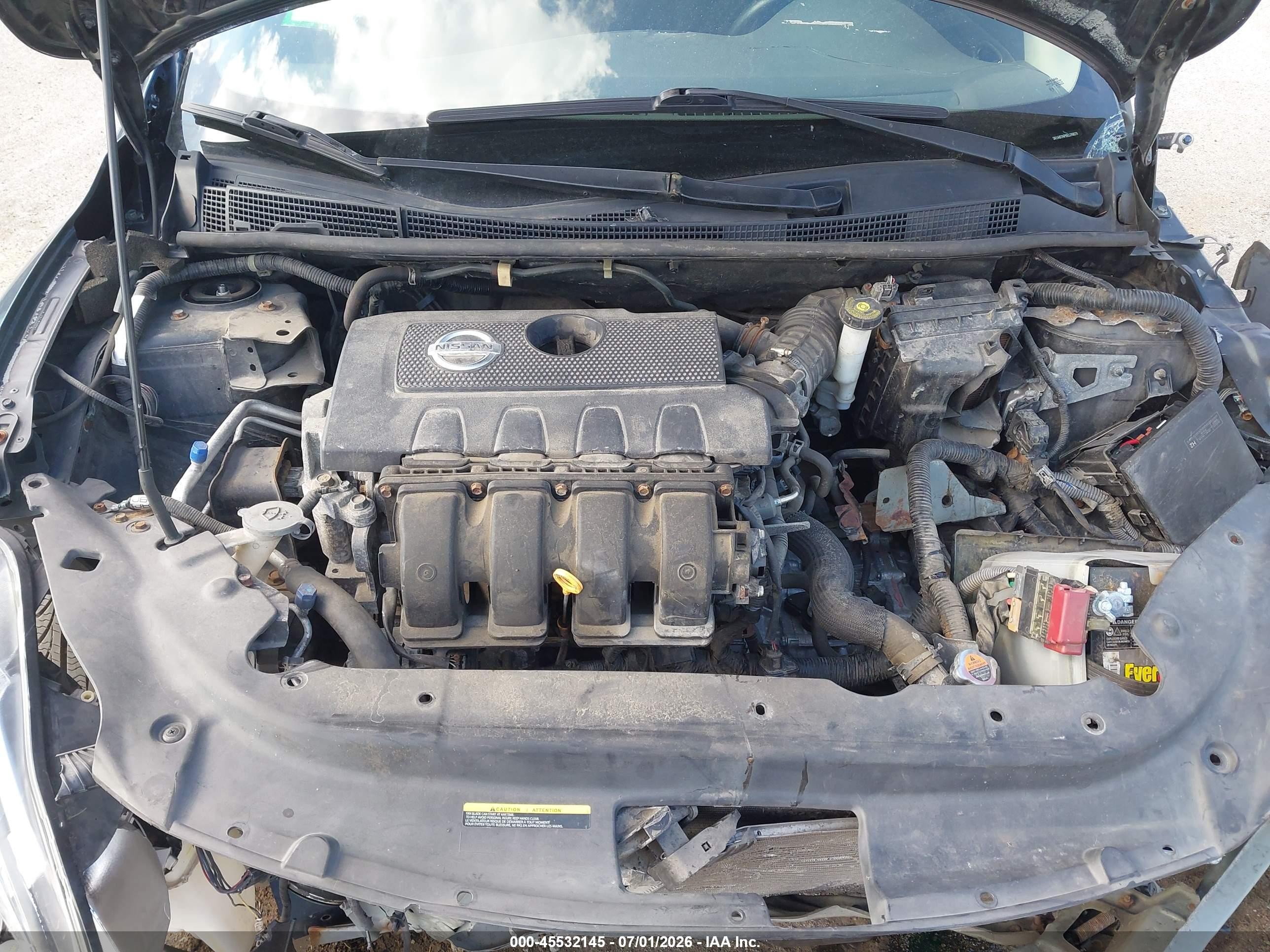 2014 Nissan Sentra Sv Gray vin: 3N1AB7AP6EL669079