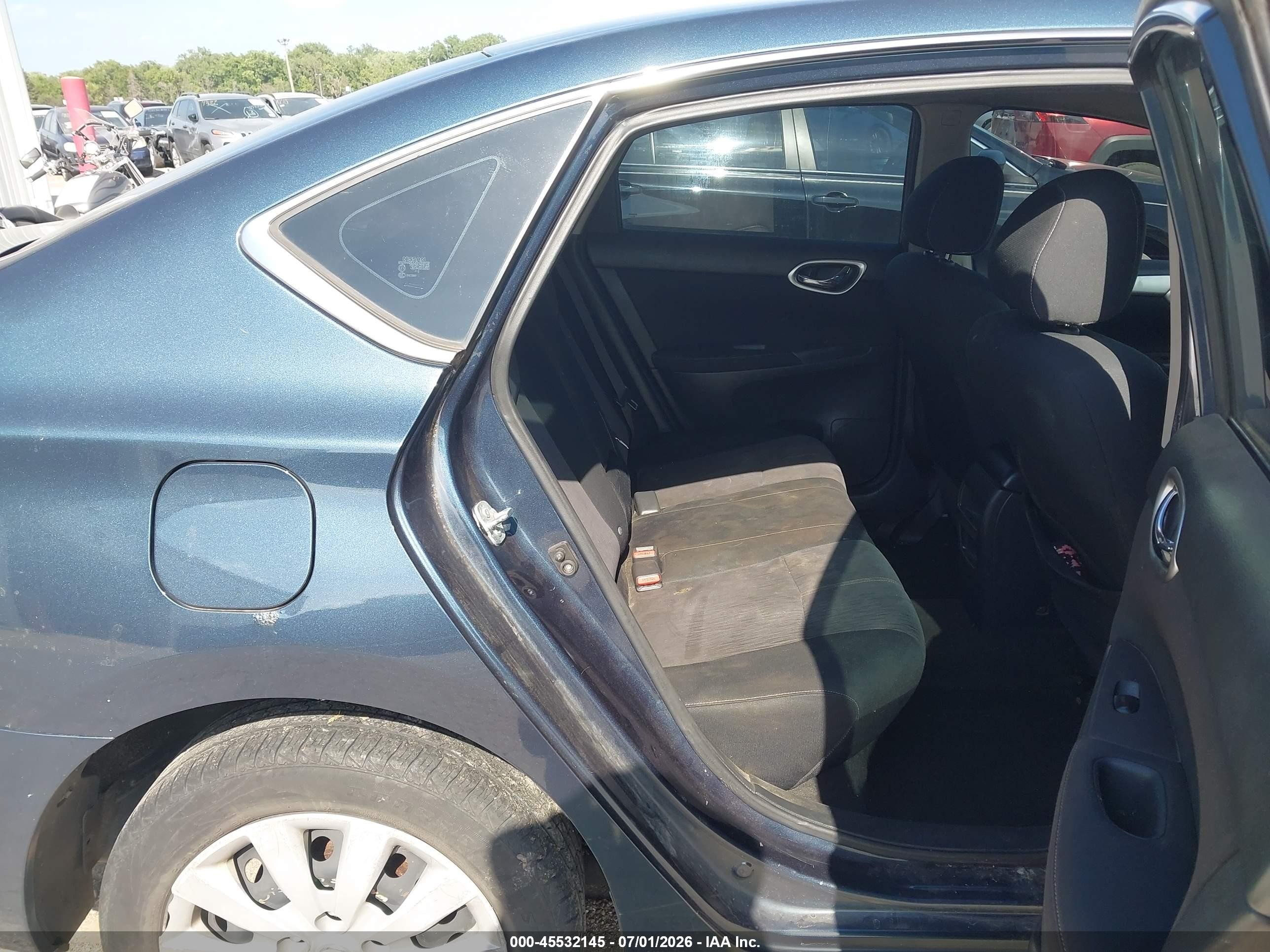 2014 Nissan Sentra Sv Gray vin: 3N1AB7AP6EL669079