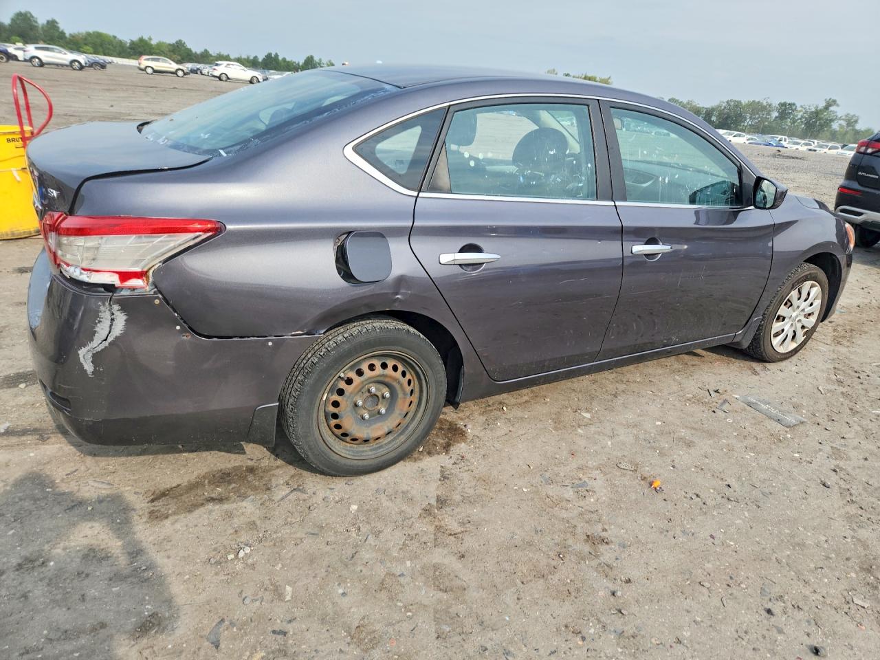 2014 Nissan Sentra Sv Gray vin: 3N1AB7AP6EL671723