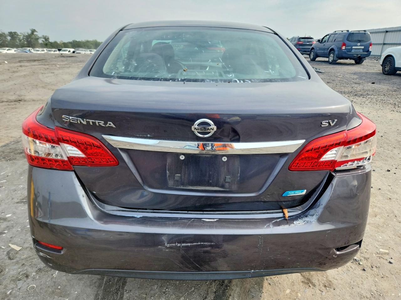 2014 Nissan Sentra Sv Gray vin: 3N1AB7AP6EL671723