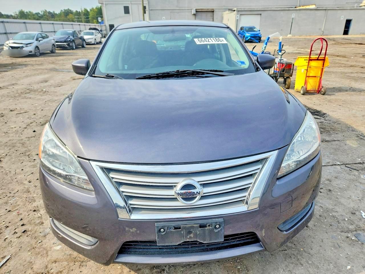2014 Nissan Sentra Sv Gray vin: 3N1AB7AP6EL671723