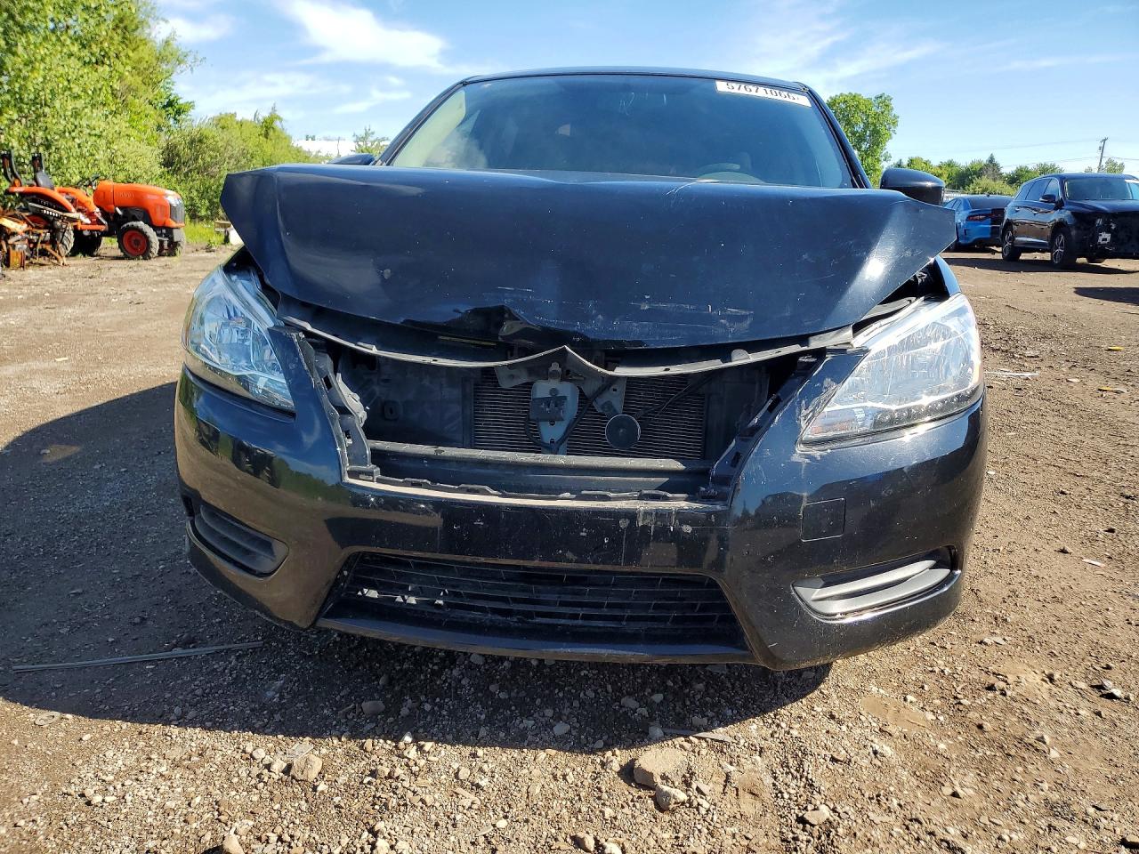 2014 Nissan Sentra Sv Черный vin: 3N1AB7AP6EL674122