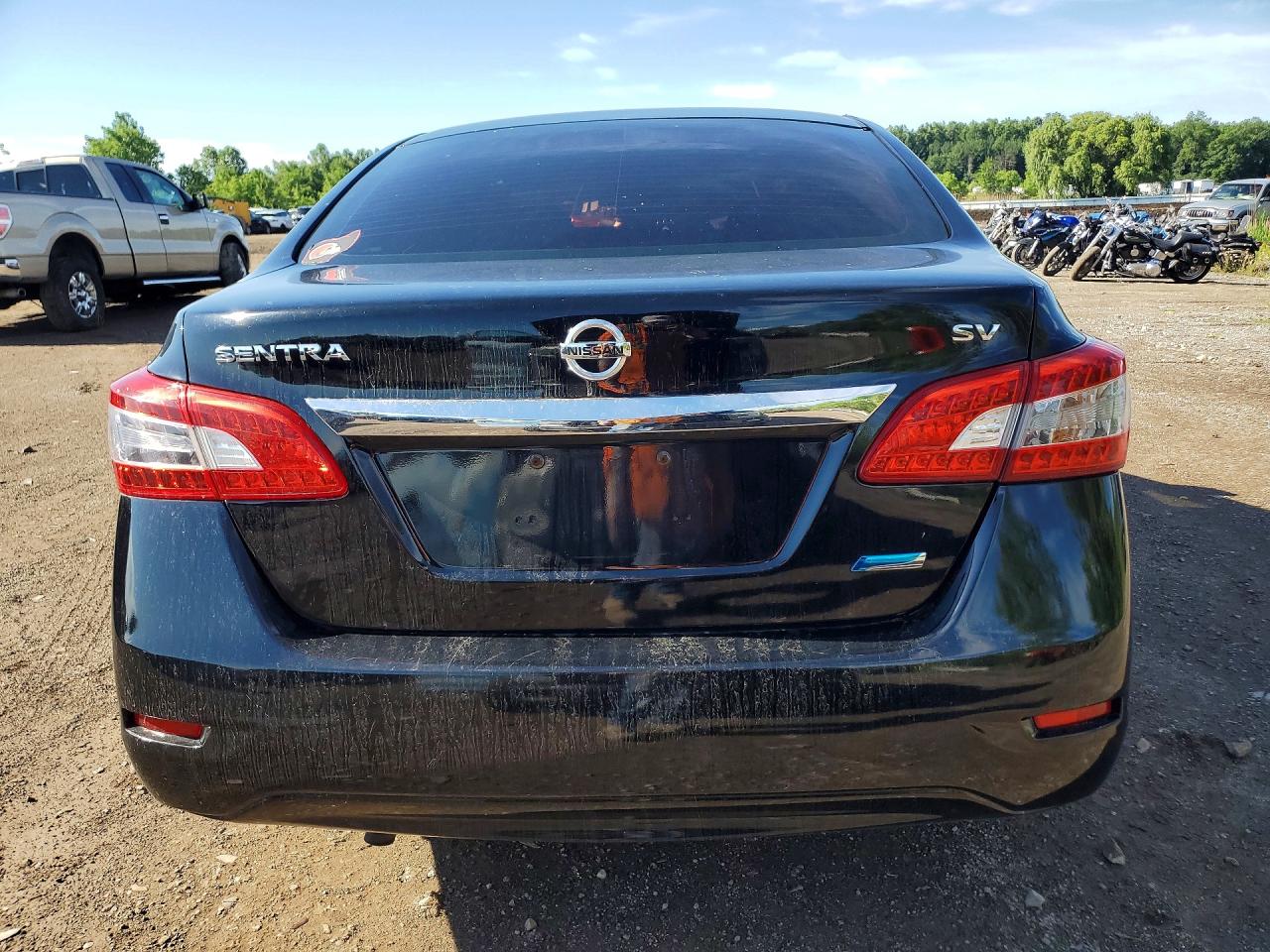 2014 Nissan Sentra Sv Черный vin: 3N1AB7AP6EL674122