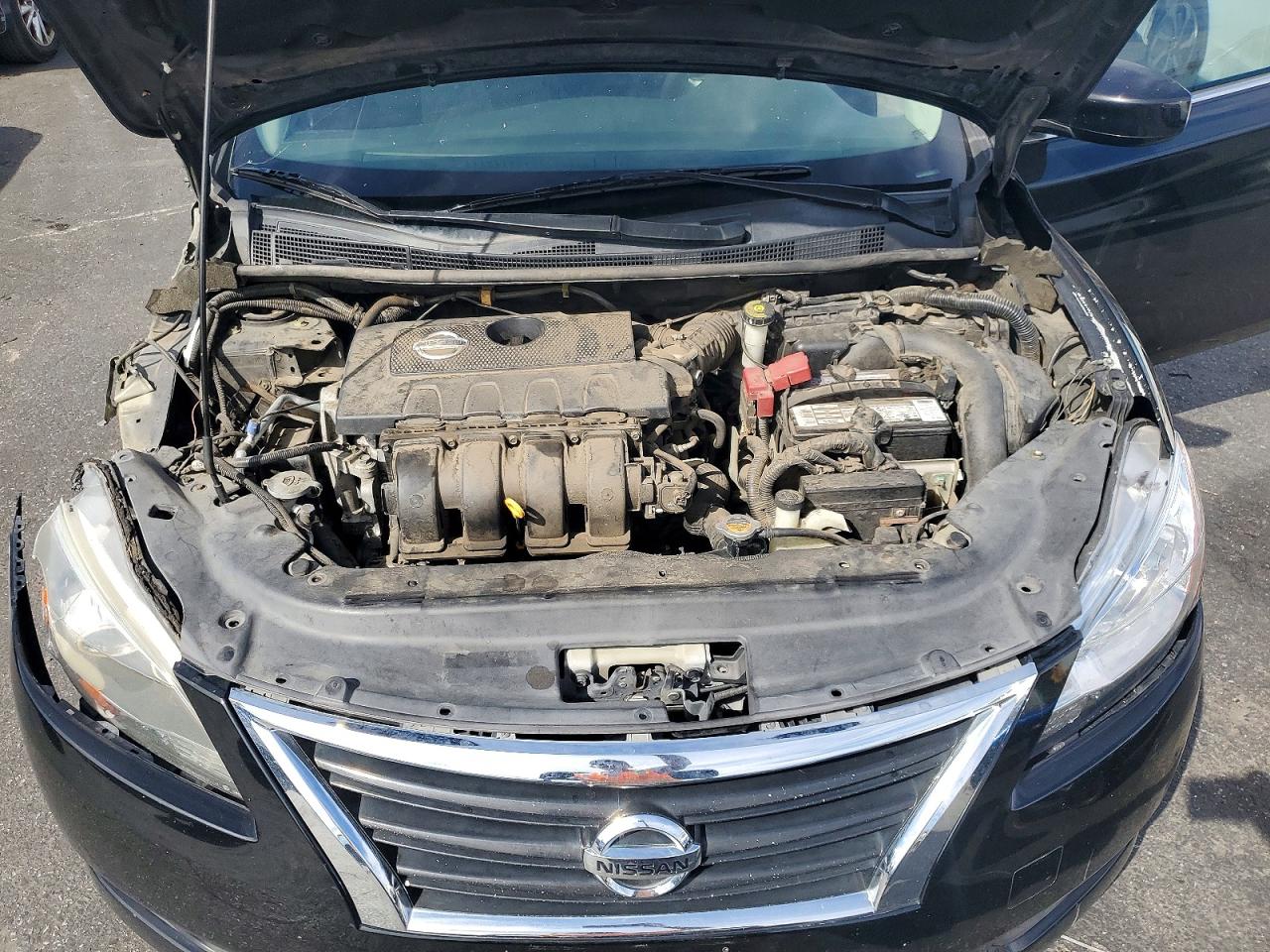 2014 Nissan Sentra Sv Black vin: 3N1AB7AP6EL675111