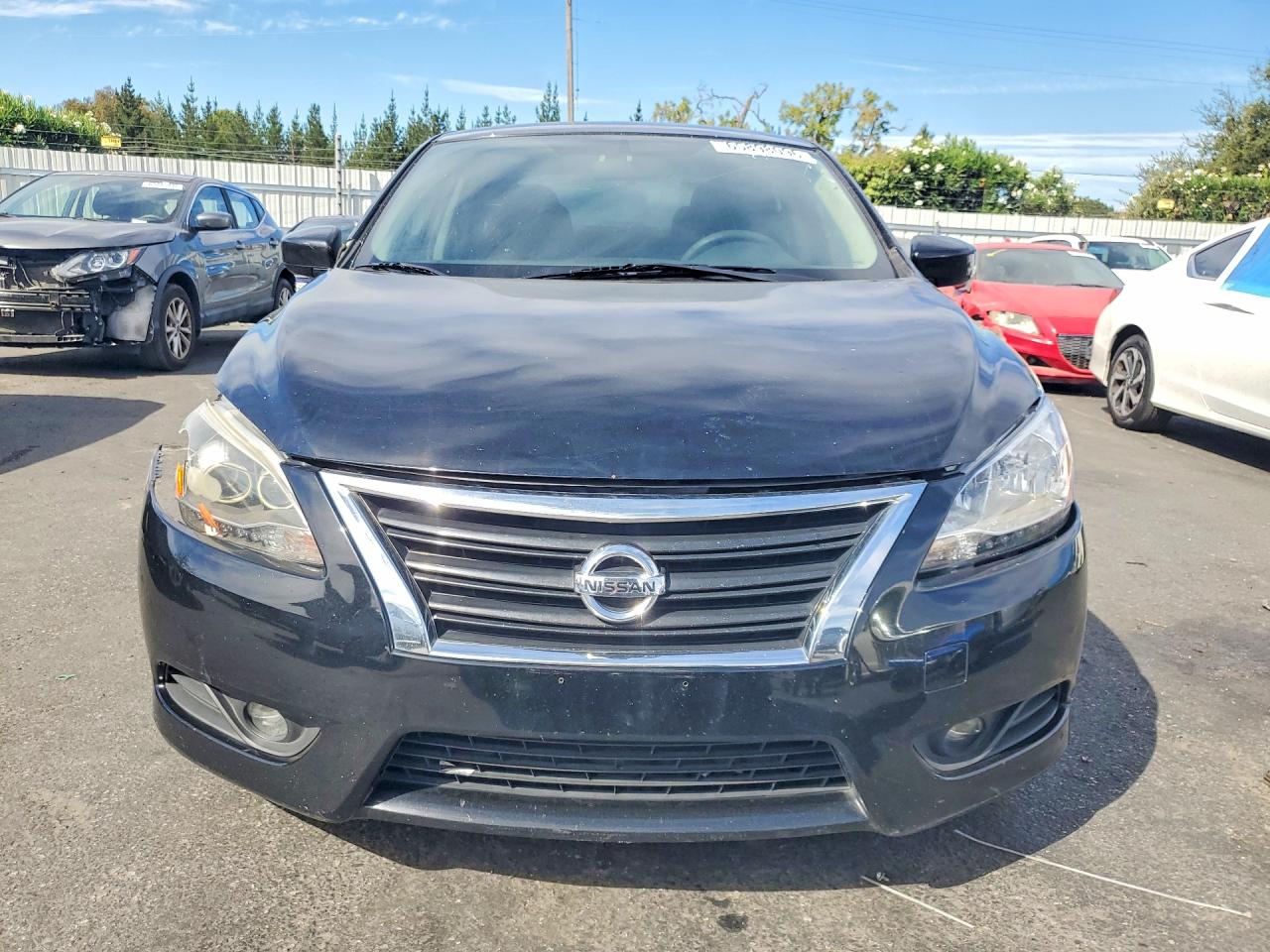 2014 Nissan Sentra Sv Black vin: 3N1AB7AP6EL675111
