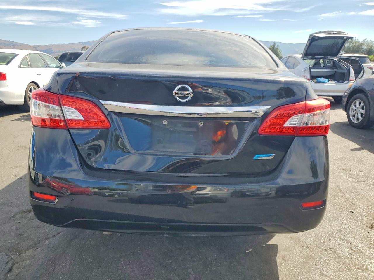 2014 Nissan Sentra Sv Black vin: 3N1AB7AP6EL675111
