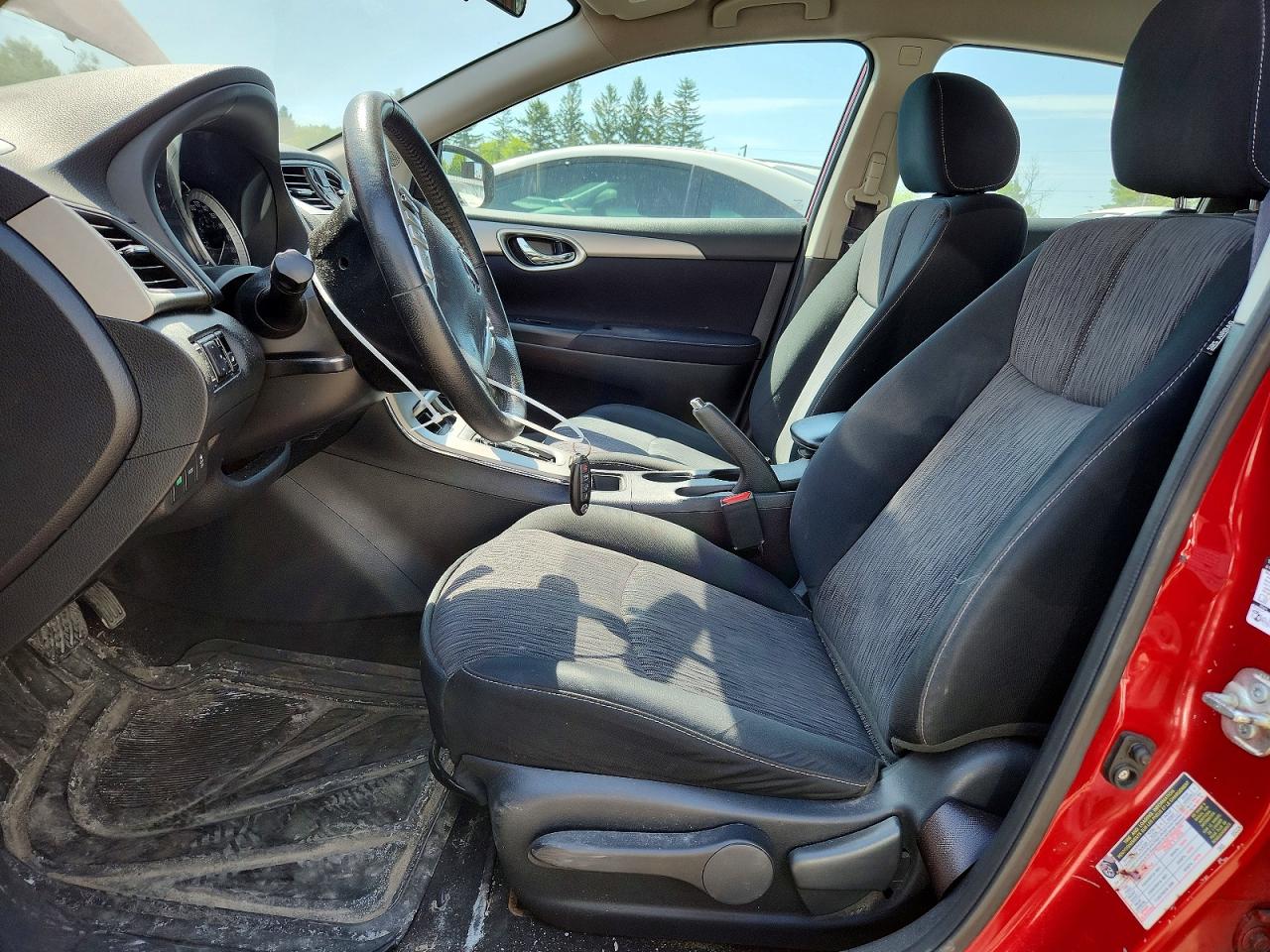 2014 Nissan Sentra S Burgundy vin: 3N1AB7AP6EL680096