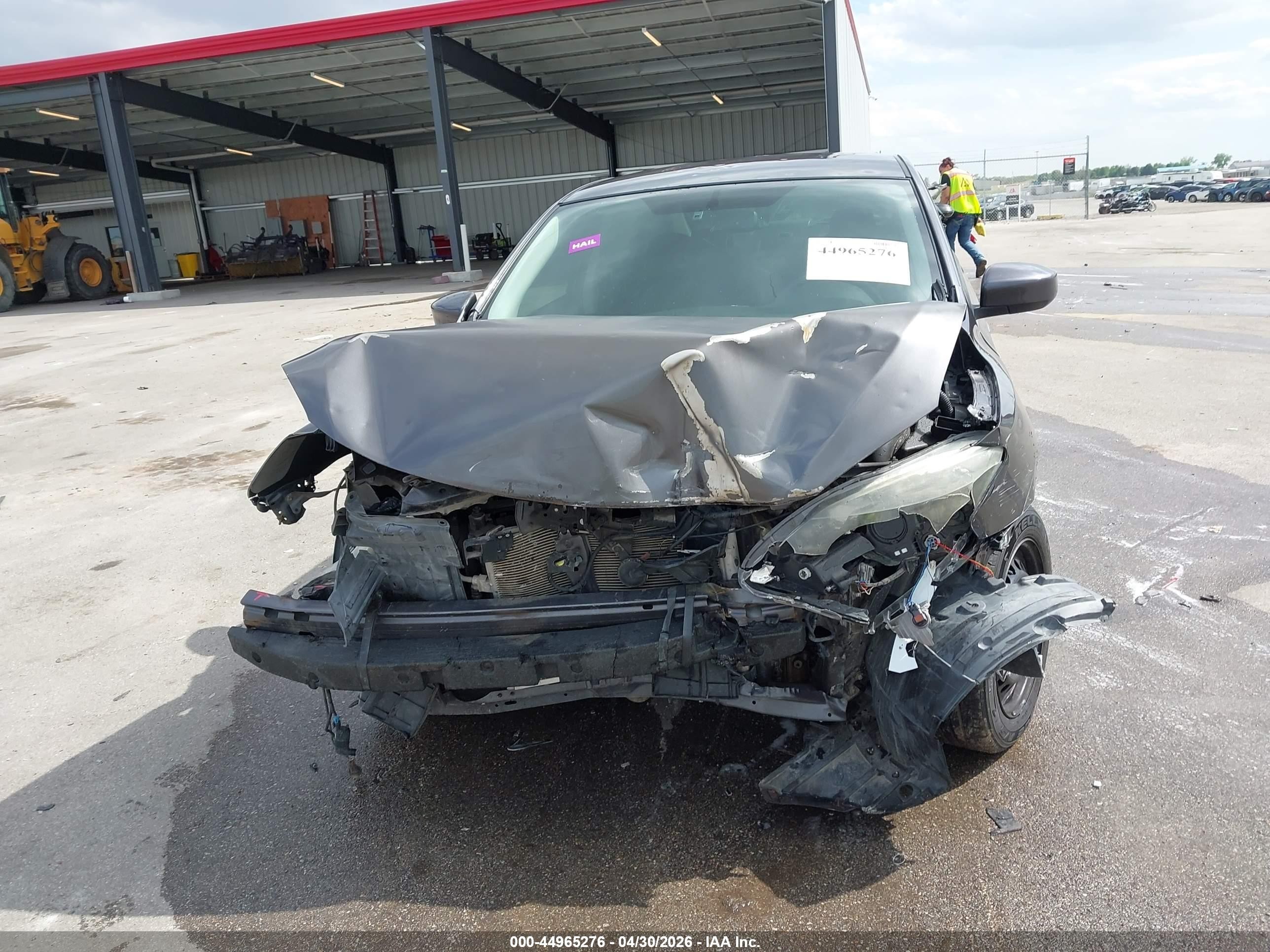 2014 Nissan Sentra S Gray vin: 3N1AB7AP6EL681751