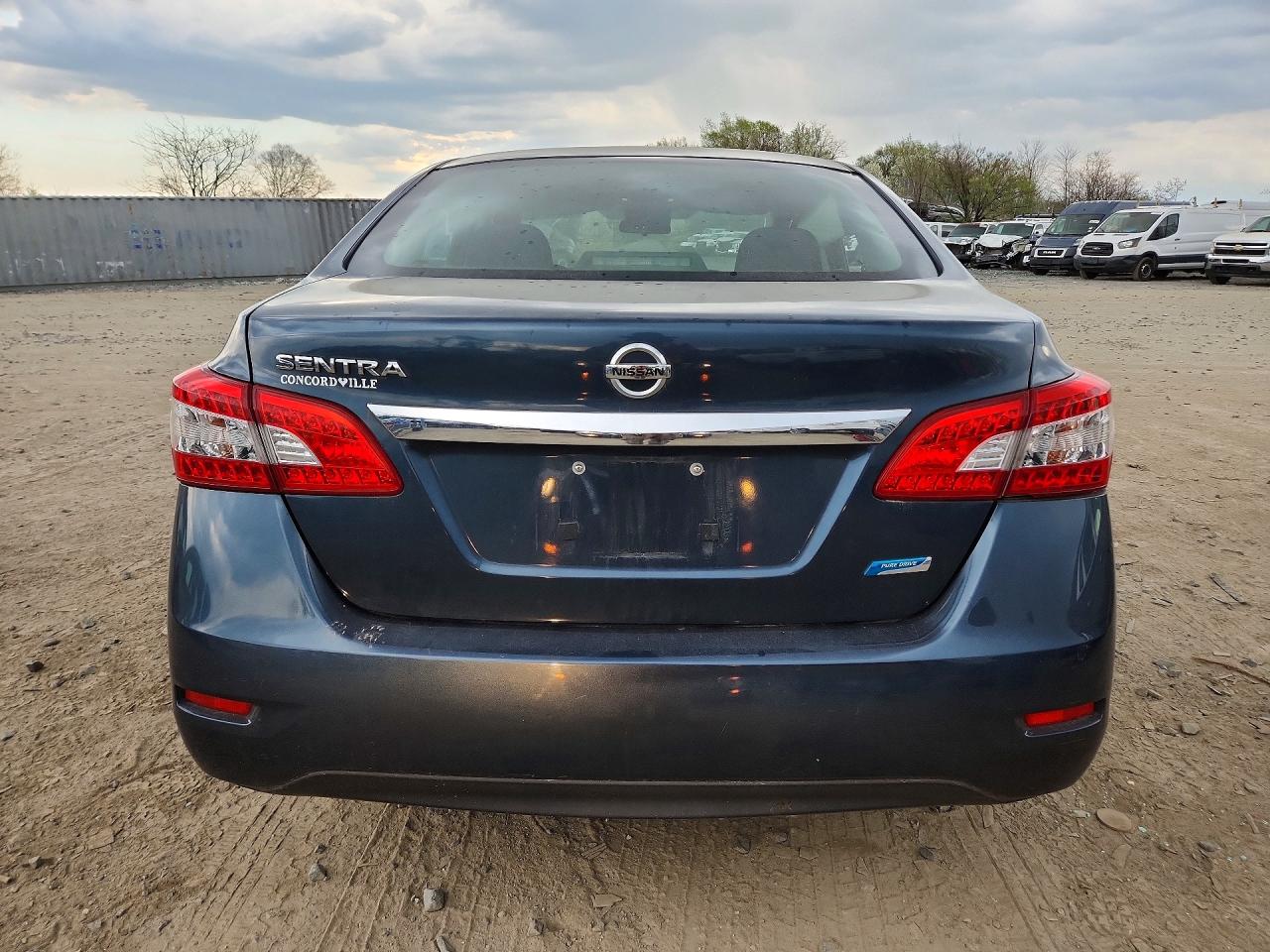 2014 Nissan Sentra S Teal vin: 3N1AB7AP6EL682754