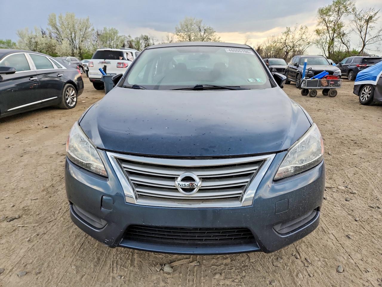 2014 Nissan Sentra S Teal vin: 3N1AB7AP6EL682754