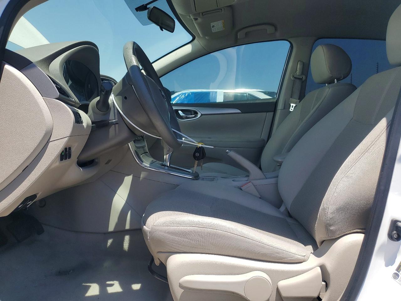 2014 Nissan Sentra S White vin: 3N1AB7AP6EL687257
