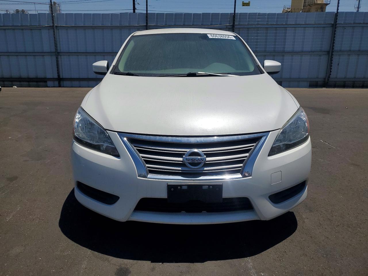 2014 Nissan Sentra S White vin: 3N1AB7AP6EL687257