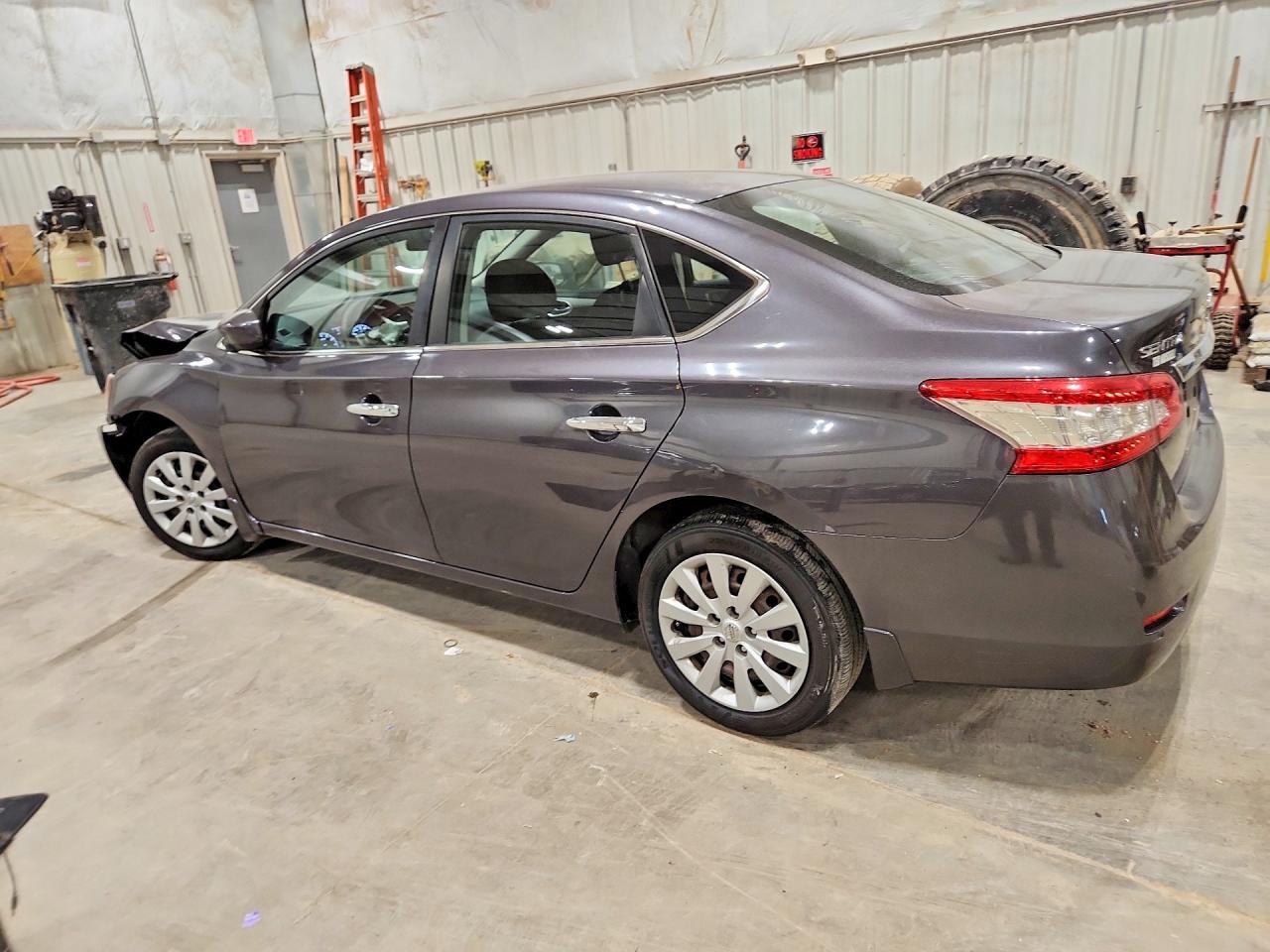 2014 Nissan Sentra S Gray vin: 3N1AB7AP6EL687761