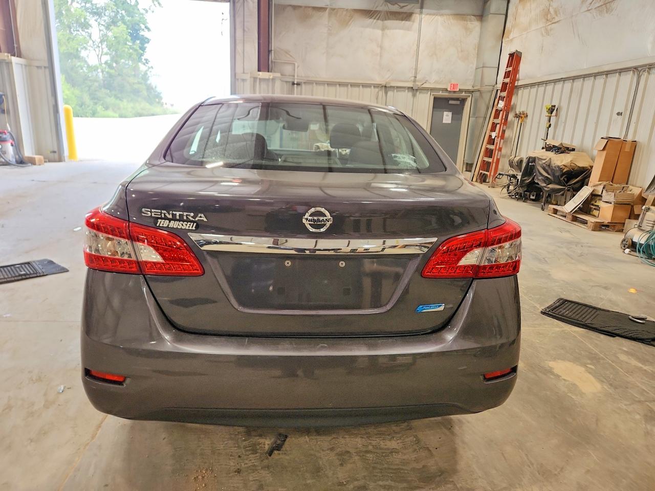 2014 Nissan Sentra S Gray vin: 3N1AB7AP6EL687761