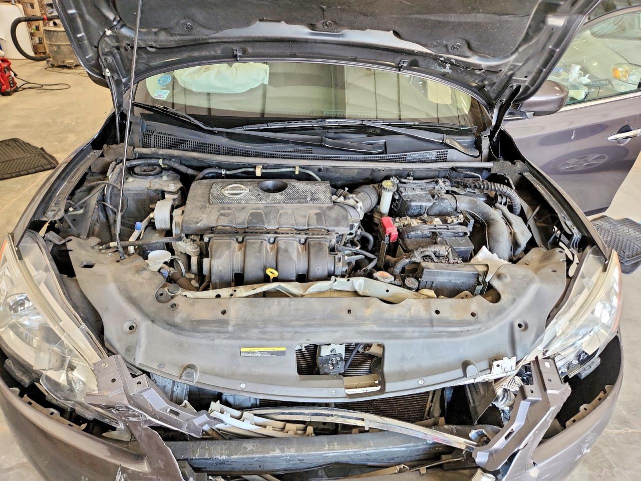2014 Nissan Sentra S Gray vin: 3N1AB7AP6EL687761