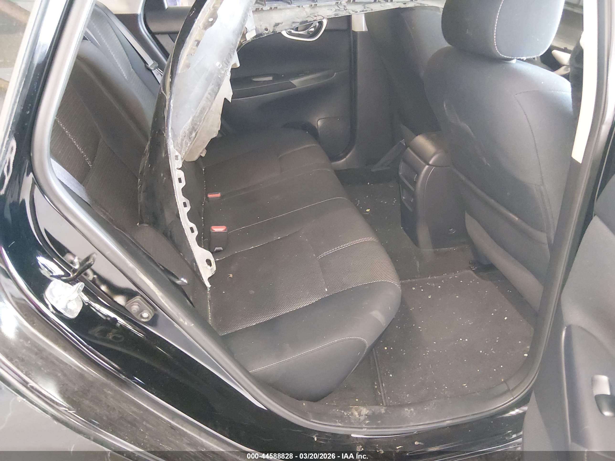 2014 Nissan Sentra S Black vin: 3N1AB7AP6EL688716