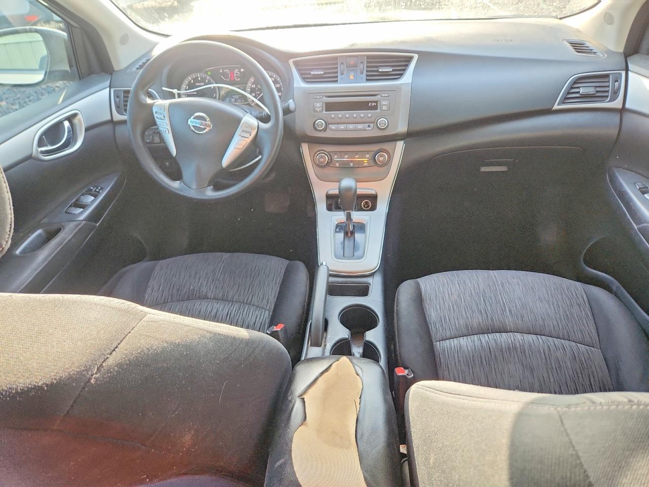 2014 Nissan Sentra Sv Silver vin: 3N1AB7AP6EY201551