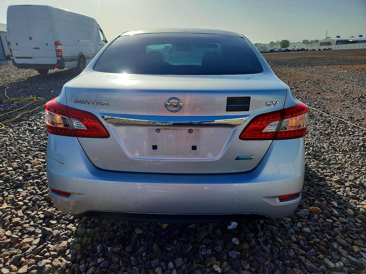 2014 Nissan Sentra Sv Silver vin: 3N1AB7AP6EY201551