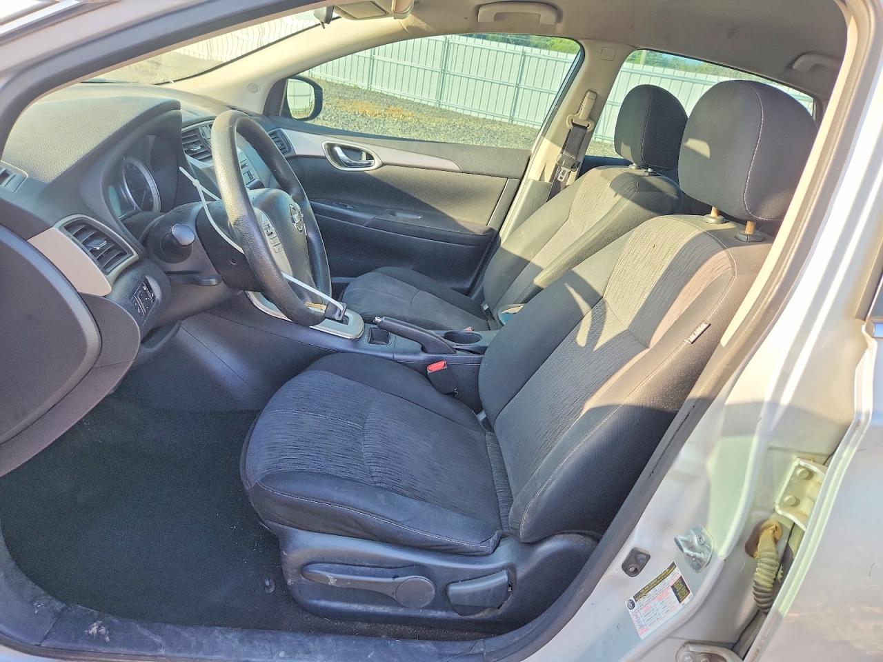 2014 Nissan Sentra Sv Silver vin: 3N1AB7AP6EY201551
