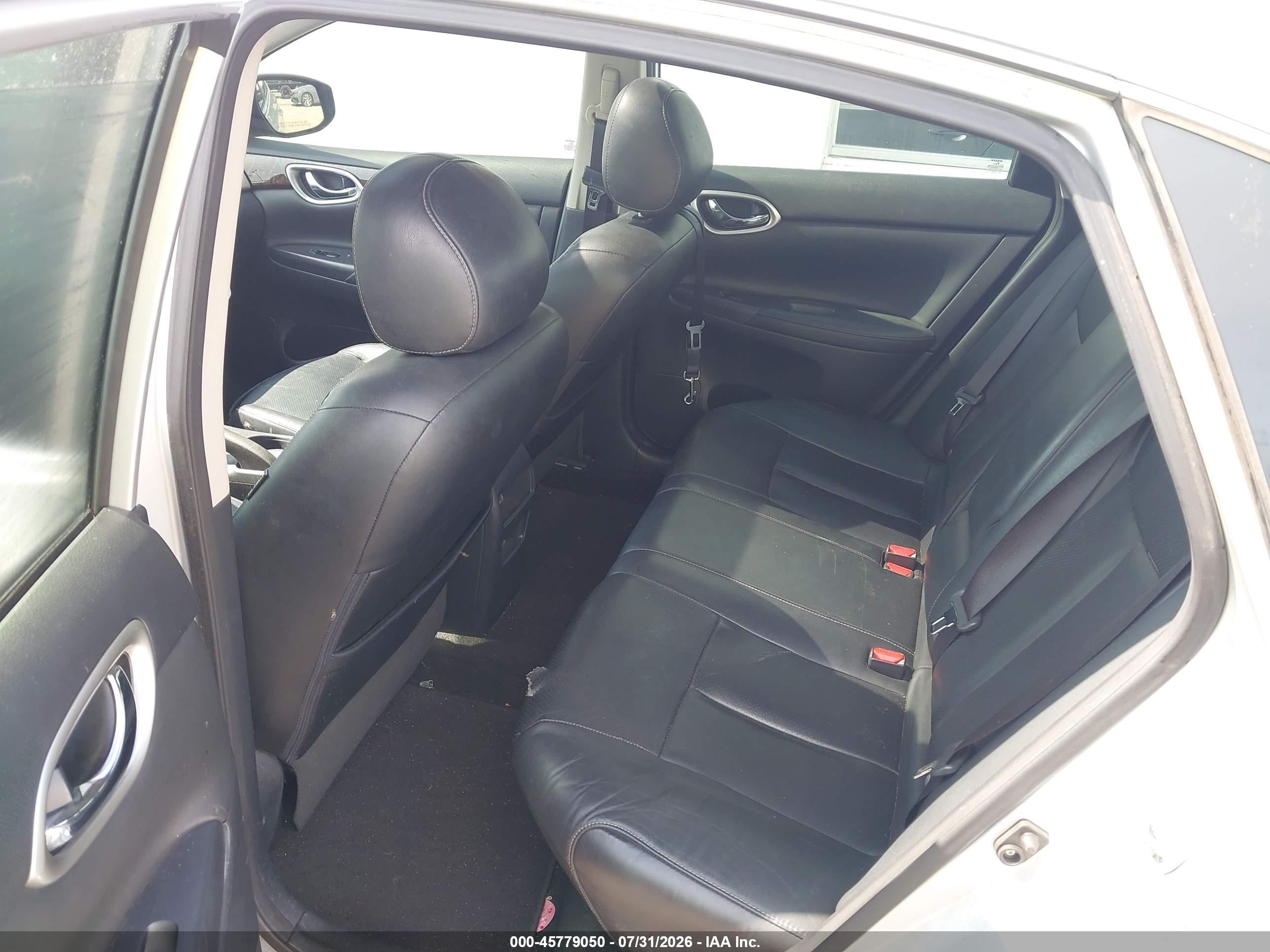 2014 Nissan Sentra Sl Серебряный vin: 3N1AB7AP6EY202960