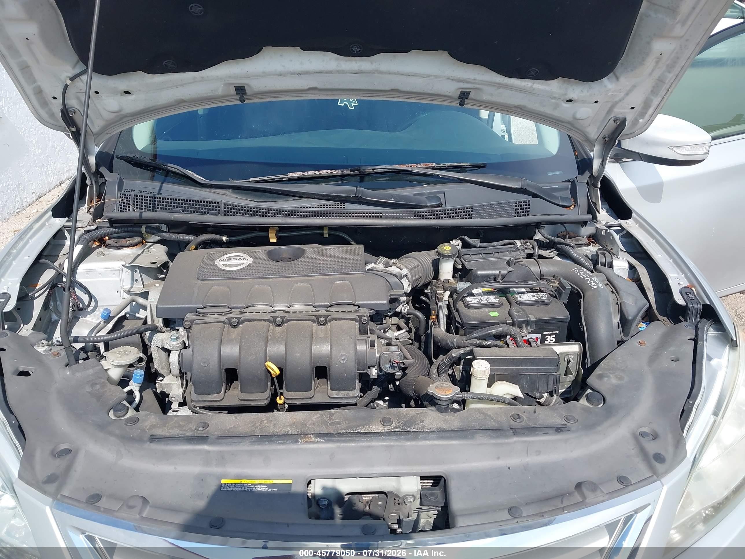 2014 Nissan Sentra Sl Серебряный vin: 3N1AB7AP6EY202960
