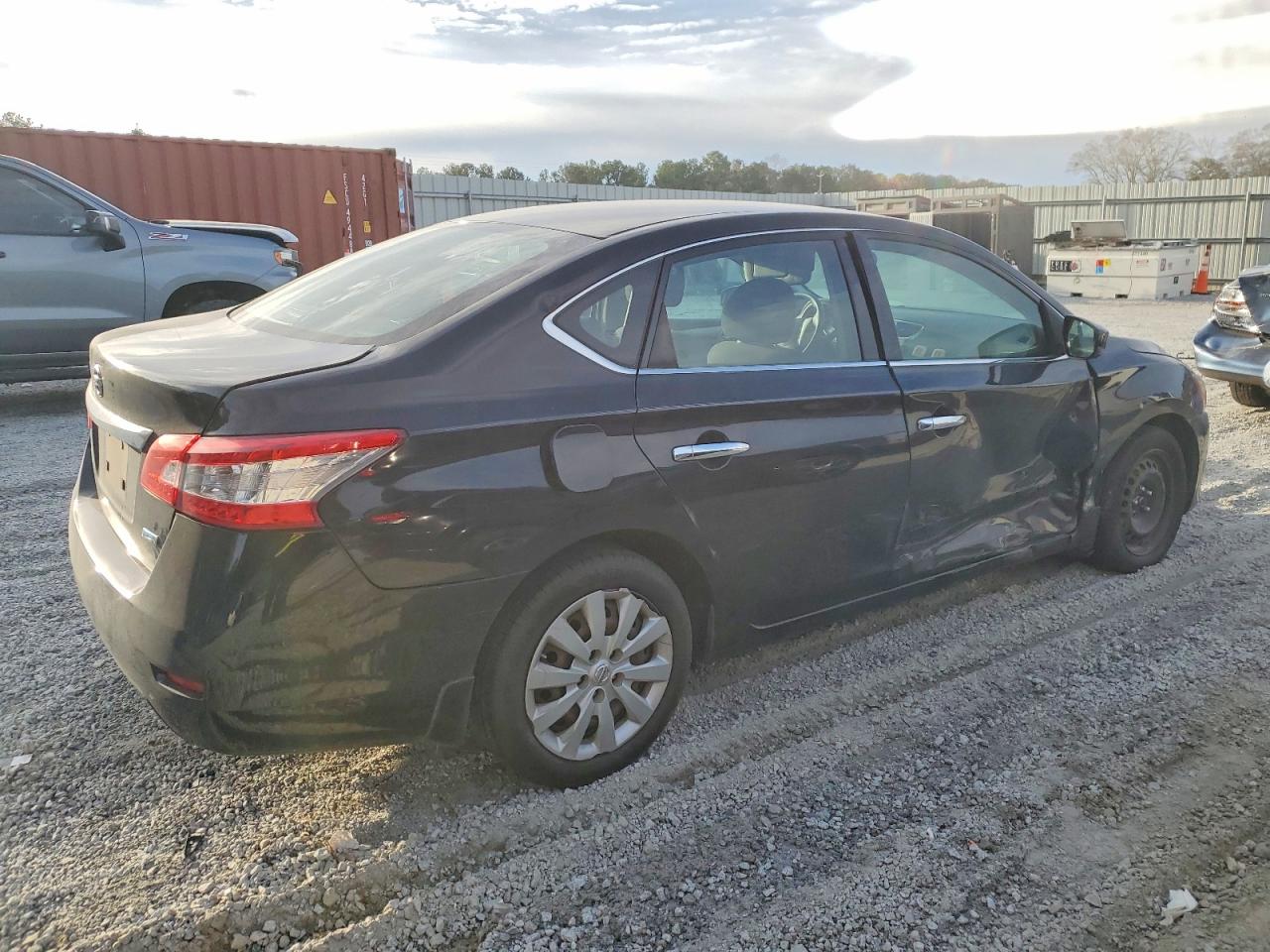 2014 Nissan Sentra S Black vin: 3N1AB7AP6EY206071