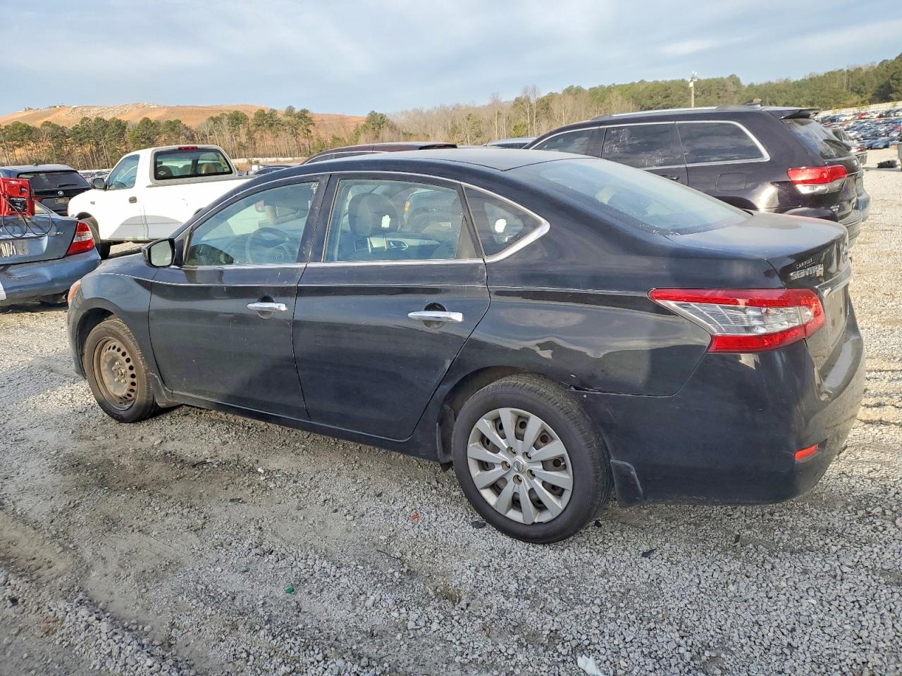 2014 Nissan Sentra S Black vin: 3N1AB7AP6EY206071