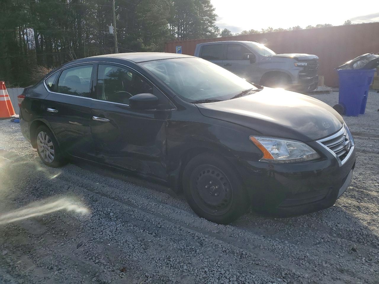 2014 Nissan Sentra S Black vin: 3N1AB7AP6EY206071