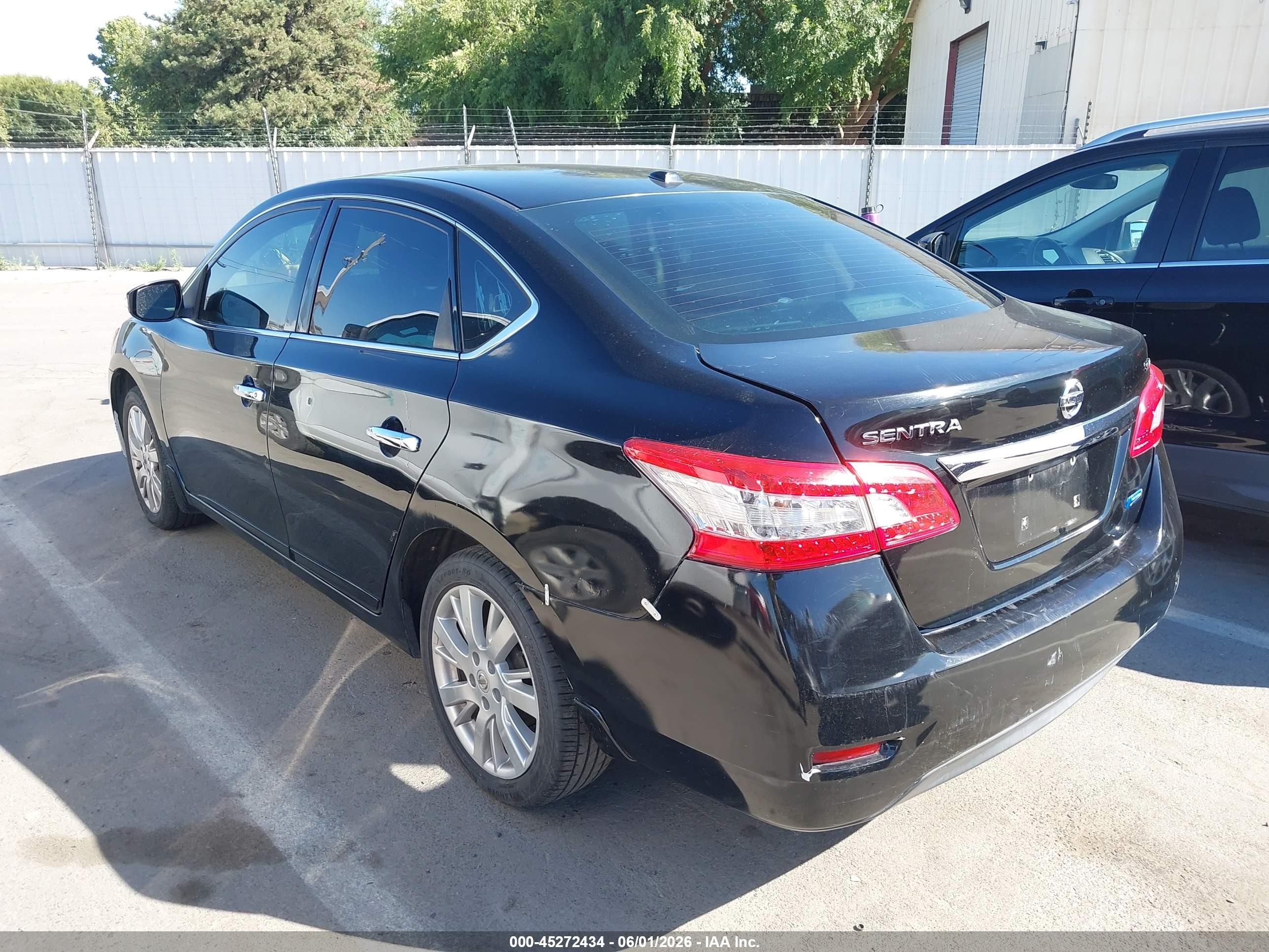 2014 Nissan Sentra Sl Black vin: 3N1AB7AP6EY212288