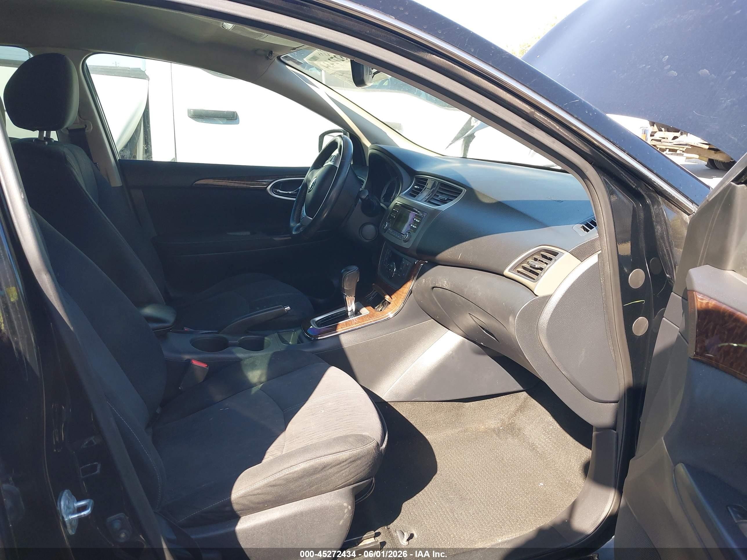 2014 Nissan Sentra Sl Black vin: 3N1AB7AP6EY212288