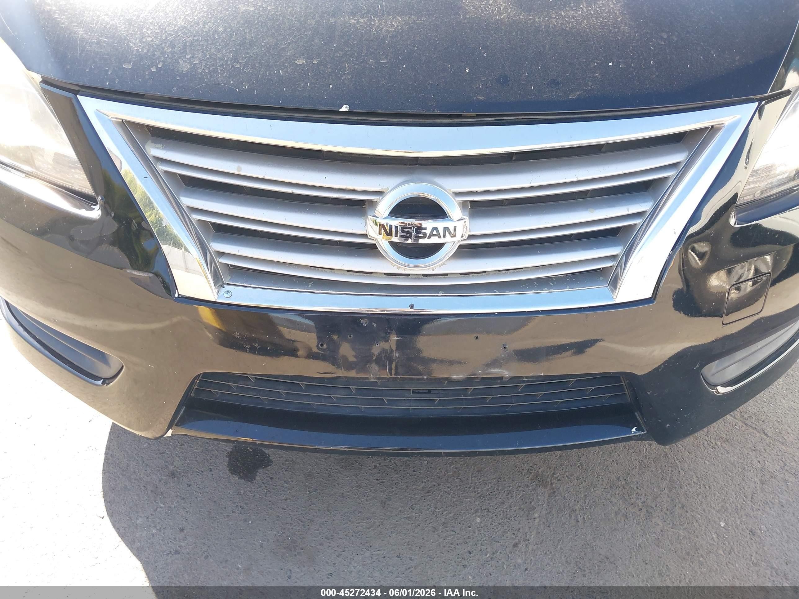 2014 Nissan Sentra Sl Black vin: 3N1AB7AP6EY212288