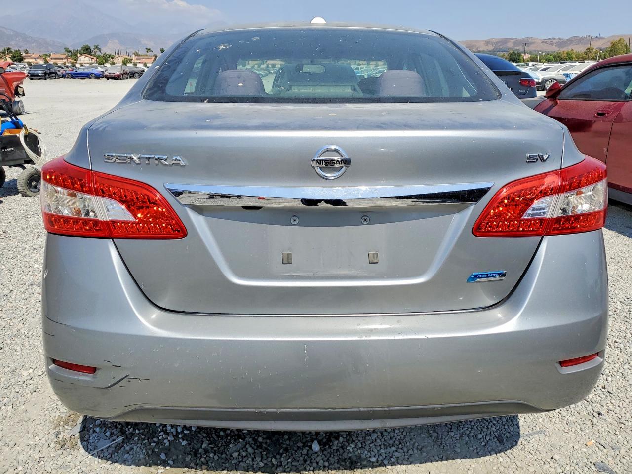 2014 Nissan Sentra Sv Серый vin: 3N1AB7AP6EY229043