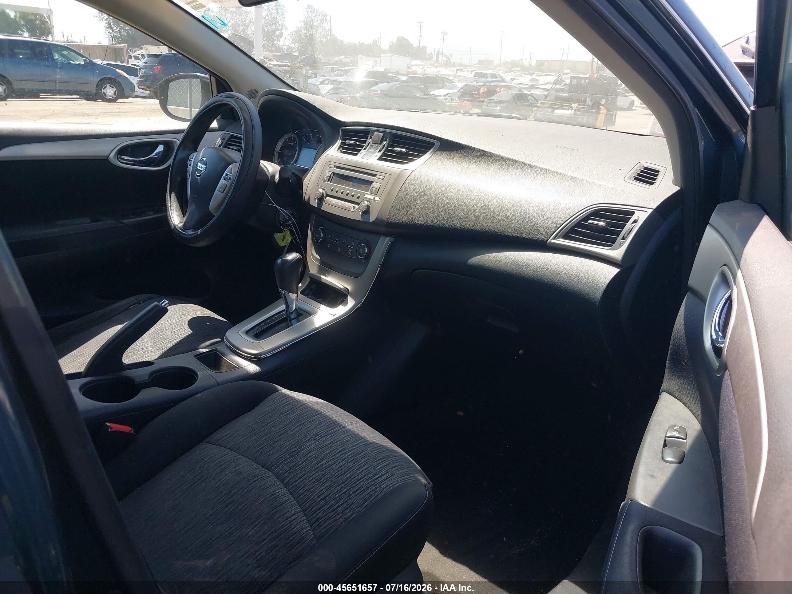 2014 Nissan Sentra Fe+ Sv Blue vin: 3N1AB7AP6EY230936